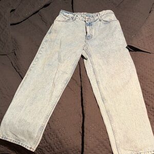 Los Angeles Apparel Light Wash Relaxed Fit Jeans